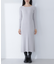 ツイストアシメネックニットワンピース