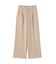 メタルボタンタックワイドパンツ