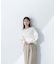 クロップドオフショルニット
