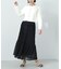 シャーリングティアードスカート