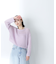 ラメメッシュニット