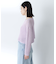 ラメメッシュニット