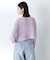 ラメメッシュニット
