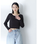 2wayレイヤードデザインニット