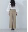 リネンライクセミワイドパンツ