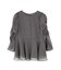 シアーペプラムブラウス