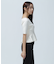 ラメラインペプラムニット