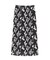 フラワー刺繍メッシュナロースカート
