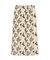 フラワー刺繍メッシュナロースカート