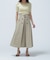 トレンチディテールフレアスカート