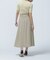 トレンチディテールフレアスカート
