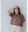 グロッシーシアーレイヤードTシャツ