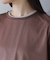 グロッシーシアーレイヤードTシャツ