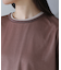 グロッシーシアーレイヤードTシャツ