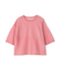クロップドシアーニットTシャツ