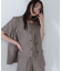 リネンライクツイルシリーズ ハーフスリーブジャケット