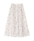 フラワーシフォンフレアスカート