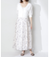 フラワーシフォンフレアスカート