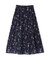 フラワーシフォンフレアスカート