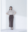 ハイネックシアーボリュームブラウス