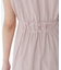 Vネックストライプワンピース