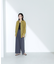 リネンライクリボンイージーワイドパンツ