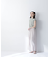 リネンライクリボンイージーワイドパンツ