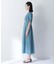 リネンライクベルテッドワンピース