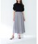 ベルテッドフレアスカート