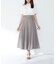 ベルテッドフレアスカート