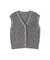 ゴールドボタンニットベスト