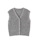 ゴールドボタンニットベスト