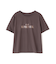 箔ロゴプリントTシャツ