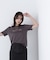箔ロゴプリントTシャツ