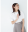 ラッフルタイブラウス