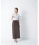ラッフルタイブラウス
