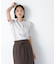 ラッフルタイブラウス
