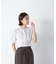 ラッフルタイブラウス