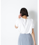 ボートネックタックブラウス