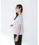 ボートネックタックブラウス
