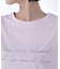レタリングロゴTシャツ