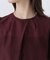 ギャザースリーブシアーブラウス