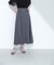 ハイウエスト切替フレアスカート