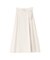 ハイウエスト切替フレアスカート