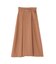 ハイウエスト切替フレアスカート