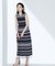 アンサンブルボーダーニットワンピース