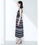 アンサンブルボーダーニットワンピース
