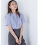 フロントタックフレアスリーブブラウス