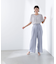 楊柳フレアスリーブブラウス