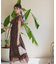シアーオフショルワンピース